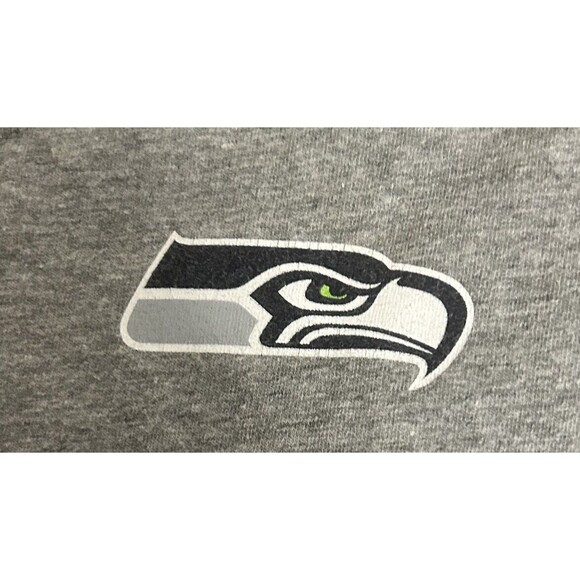 Seattle Seahawks Super Bowl MVP Malcolm Smith Men's S Gray Nike Long T-Shirt - Picture 4 of 13